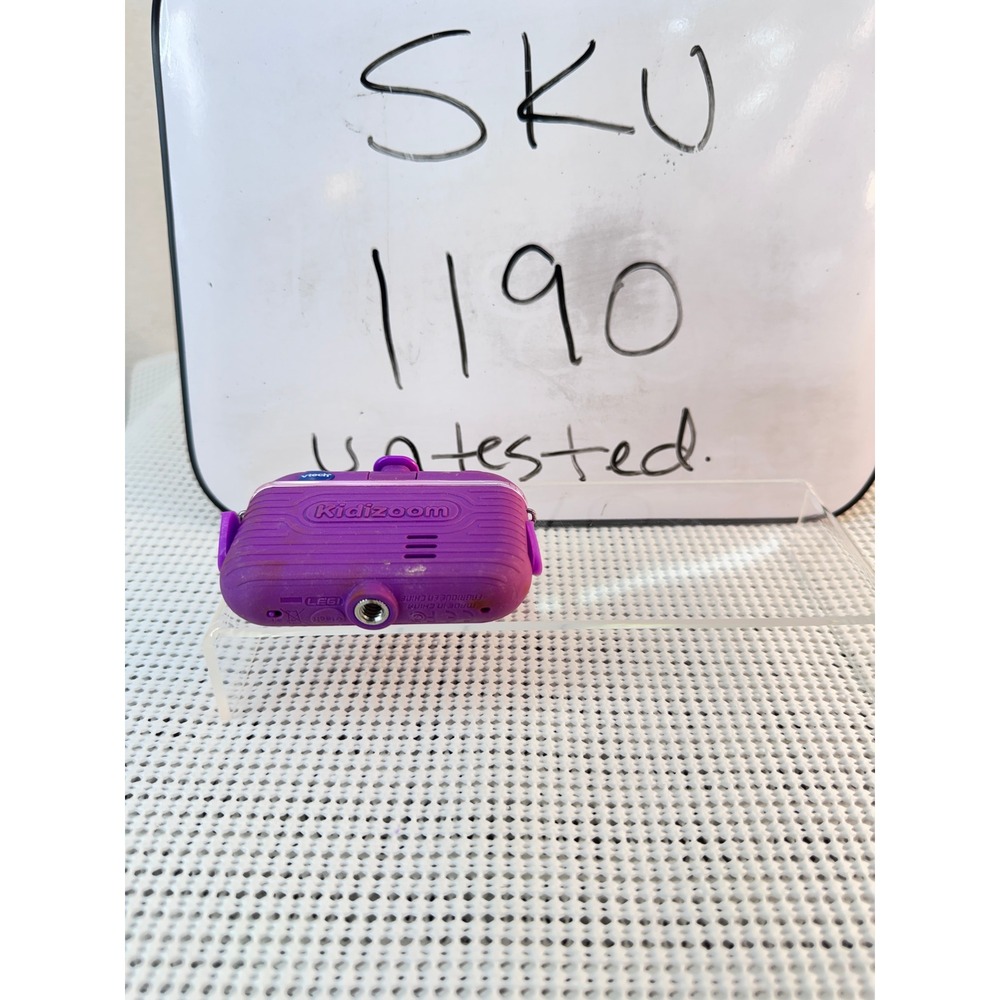 VTech Digital Camera Girls OS Purple Kidizoom Action Cam Untested SKU 1190 - Picture 8 of 9